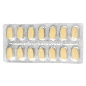 シグデュオ, ダパグリフロジン 5mg/ メトホルミン 1000mg  14錠 (IR錠), 製造元：AstraZeneca, シート