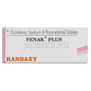 ジクロフェナク/ アセトアミノフェン 50MG/ 500MG錠 (Troikaa Pharmaceuticals )