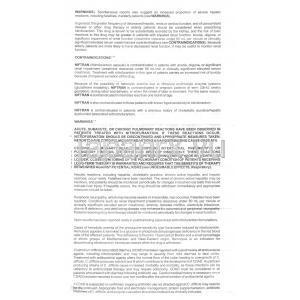 ニトロフラントイン（マクロビッド ジェネリック）, Niftran   100MG 錠 (Ranbaxy) 情報シート3