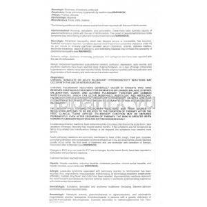 ニトロフラントイン（マクロビッド ジェネリック）, Niftran   100MG 錠 (Ranbaxy) 情報シート5