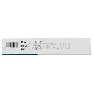 ナルトレックス ロー 3,低用量ナルトレキソン 3mg,製造元：Maxent,Maxent,箱情報, 製造日, 消費期限