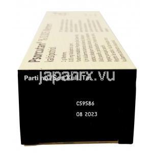 プソルキュタン軟膏, カルシポトリオール 0.005%, 軟膏 30g,製造元：Intendis, 箱情報,消費期限
