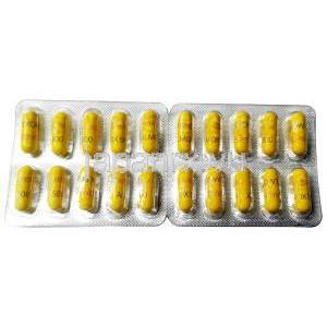 アルモックス, アモキシシリン 500mg, 製造元：Alkem Laboratories, シート表面