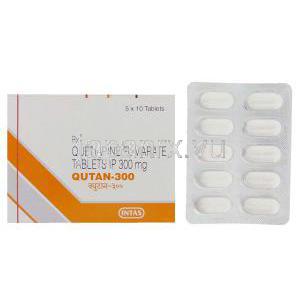 ジェネリック・セロクエル、クエチアピン  300 mg　錠