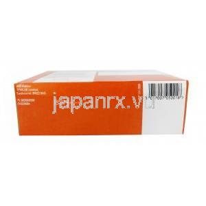 テバ フルバスタチン, フルバスタチン 40mg, 製造元：Teva 箱上面