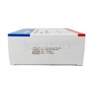 アセチルシステイン注射液, １ｍLあたりアセチルシステイン ,アンプル 10mL, 製造元：Mucomyst, 箱情報, 消費期限
