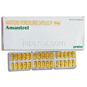 アマントレル, アマンタジン 100mg カプセル (CIPLA)