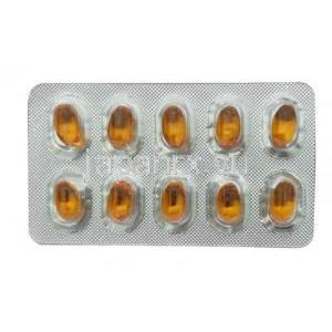 セルノス, テストステロン　ソフトゼラチンカプセル　40 mg, ソフトゼラチンカプセル, 製造元：Sun pharma, シート