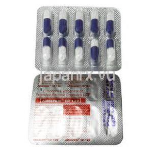 アンジゼム, ジルチアゼム 120mg, カプセル, 製造元：Sun Pharma,シート