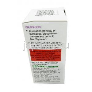 イオチム 点眼薬, マレイン酸チモロール, 0.5%, 点眼薬  5mL, 箱情報