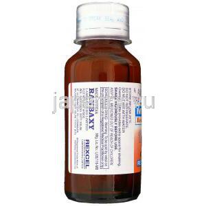 アモキシシリン（クラバモックスジェネリック）,Mox, 125mg / 60ml,  ドライシロップ (Ranbaxy) 製造業者
