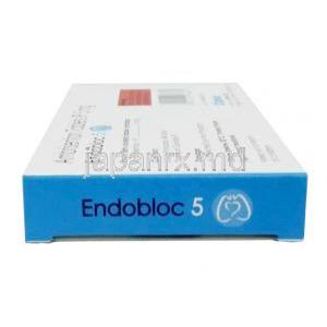 エンドブロック 5, アンブリセンタン 5mg, 製造元：Cipla,箱側面
