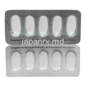 レボフロックス 750, レボフロキサシン 750mg, 製造元：Cipla, シート