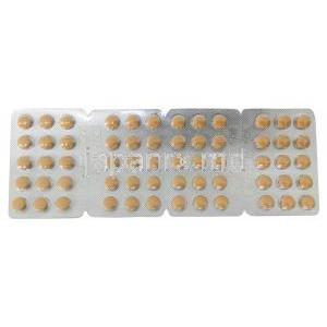 ボベラン 50 GE, ジクロフェナク 50mg, 90錠, 製造元：ノバルティスインド,シート