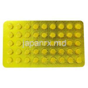 フォルバイト, 葉酸 5mg, 45錠, 製造元：Pfizer India, シート