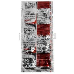 エンバス H,エナラプリル 5mg/ ヒドロクロロチアジド 12.5mg, 製造元：Cadila Pharmaceuticals, シート情報, 製造元