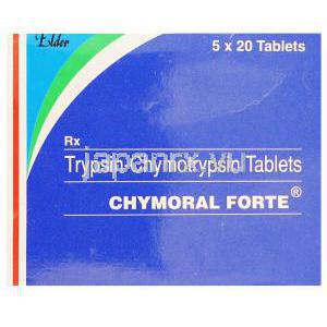 トリプシン / キモトリプシン配合 （キモラル・フォルテ） 10万ユニット酵素単位 錠 (Elder Pharma) 