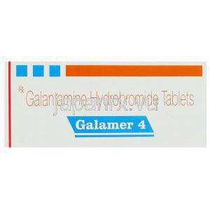 ガラマー Galamer, ラザダイン ジェネリック, ガランタミン 4mg  錠 (Sun Pharma) 箱