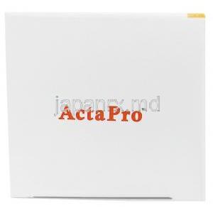 アクタプロ, アコチアミド 100 mg, 製造元：Sun Pharma, 箱上面