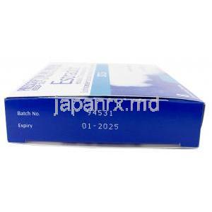 エストラドット 経皮吸収パッチ, エストラジオール,37.5mcg／日,製造元： Novartis, 箱情報, 消費期限