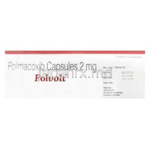 ポルボルト,ポルマコキシブ 2mg, 製造元：Zuventus Healthcare, 箱情報, 製造日, 消費期限