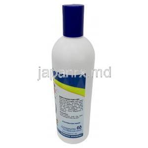 Fido 犬と猫その他の動物用 エブリディシャンプー, 動物用シャンプー 500mL, 製造元：Dermcare-Vet Pty Ltd, ボトル情報, 使用方法