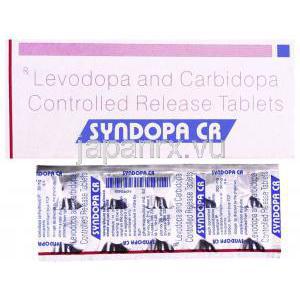 シンンドーパCR Syndoopa CR, レボドパ・カルビドパ・配合200mg/50mg 錠 (Sun Phrma)