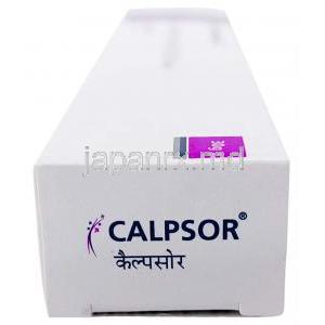 カルプソル軟膏, カルシポトリオール 0.005%, 軟膏 30g, 製造元：Biocon Biologics india, 箱側面２