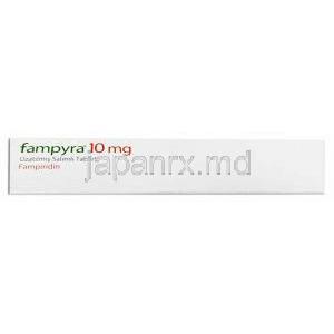 ファンピラ, ファンピリジン(ダルファムピリジン) 10mg, 製造元：Biogen, 箱側面