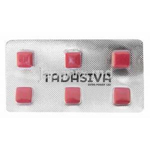 タダシバ エクストラパワー, シルデナフィル 100mg/タダラフィル 20mg, 製造元：Healing Pharma India Pvt Ltd, シート