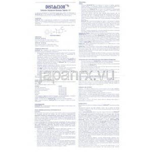 ディスタクロール Distaclor CD, ジェネリックケフラール, セファクロル 375mg カプセル (Baroque Pharma) 情報