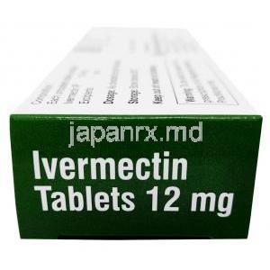 イベルメクチン (Sava社製),イベルメクチン 12mg,　SAVA Healthcare Limited, 箱側面