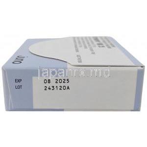 エストラダームMX 25, エチニルエストラジオール 25mg, パッチ 製造元：Norvatis 箱情報,消費期限