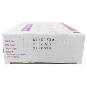 オクセトル XR 300, オクスカルバゼピン 300 mg, 製造元：Sun Pharmaceutical Industries Ltd, 箱情報,製造日, 消費期限