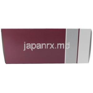 ベルトリド,  デュタステリド 0.5mg, 製造元：Intas Pharmaceuticals Ltd, 箱側面