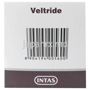 ベルトリド,  デュタステリド 0.5mg, 製造元：Intas Pharmaceuticals Ltd, 箱側面-3