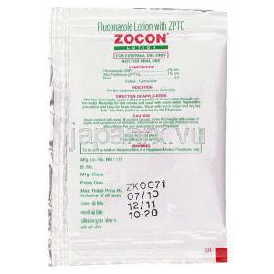 フルコナゾール（ダイフルカン ジェネリック）, Zocon, 30ML ローション (FDC) 包装　情報