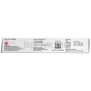 フシスキン クリーム, フシジン酸 20 mg, クリーム 15 g, 製造元：Entod Pharmaceuticals Ltd, 箱情報