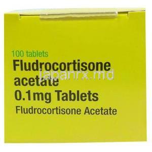 フルドロコルチゾン 0.1mg,製造元：Aspen, 箱上面