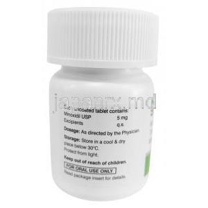 ウゲイン 5, ミノキシジル 5mg, 製造元：Sava Healthcare, ボトル形式, ボトル情報