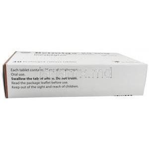ベットミガ, ミラベグロン 25 mg, 製造元：Astellas Pharma, 箱情報, 成分