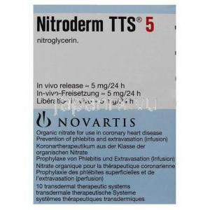 ニトロダーム TTS  Nitroderm TTS, ヘルツァーＳ / メディトランステープ ジェネリック, ニトログリセ