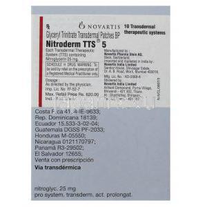 ニトロダーム TTS  Nitroderm TTS, ヘルツァーＳ / メディトランステープ ジェネリック, ニトログリセ