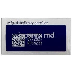 ウゴービ, セマグルチド 2.4 mg, ペン型注射 (コンビパック)  4回分, 3 mL, 製造元：ノボノルディスクファーマインド, 箱情報, 製造日, 消費期限