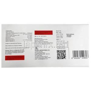 ゲムタイド注射, テリパラチド 600 mcg, ペン型注射 2.4 mL, 製造元：Alkem Laboratories Ltd, 箱情報
