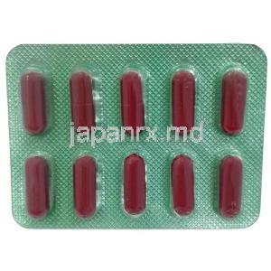 ミニサイクリン, ドキシサイクリン 100 mg, 製造元：Shreya Life Sciences, シート