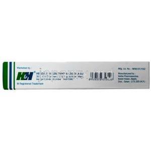 DK ジェル, ミコナゾール 2%, ジェル 30 g, 製造元：Hegde and Hegde Pharmaceutical, 箱情報, 製造元