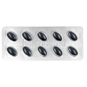 ビダリスタブラック, タダラフィル 80 mg, 製造元：Centurion, シート