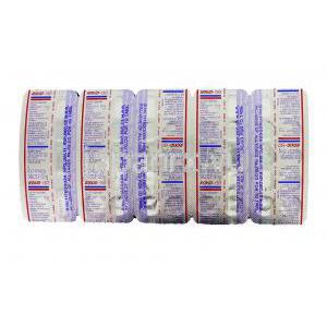 ロシッド Rocid, ルリッド ジェネリック, ロキシスロマイシン 150mg 錠 (Alembic) 包装裏面