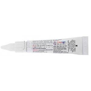ビジョケア 犬用眼軟膏, シクロスポリン 2 mg(1gあたり), 5 g, 製造元：SAVA Healthcare, チューブ情報